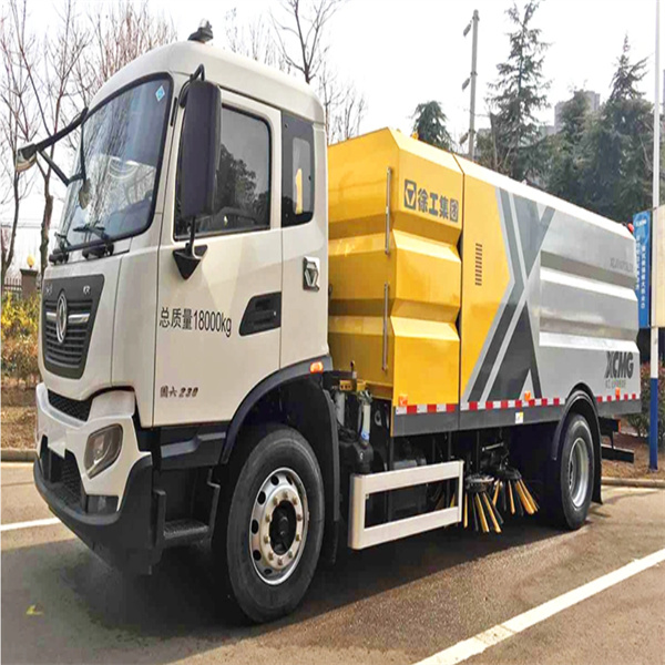 Using a street cleaning sweeper for improved road safety and appearance.