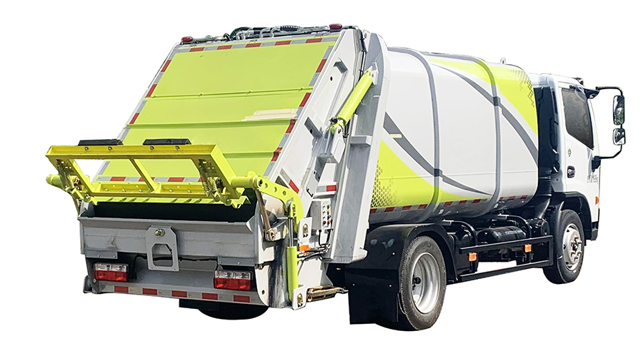 Rear-loading Compressed Garbage Truck