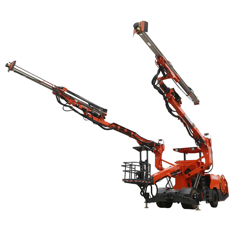 2DW2-180 Eagle Arm Double Arm Rock Drill Trolley