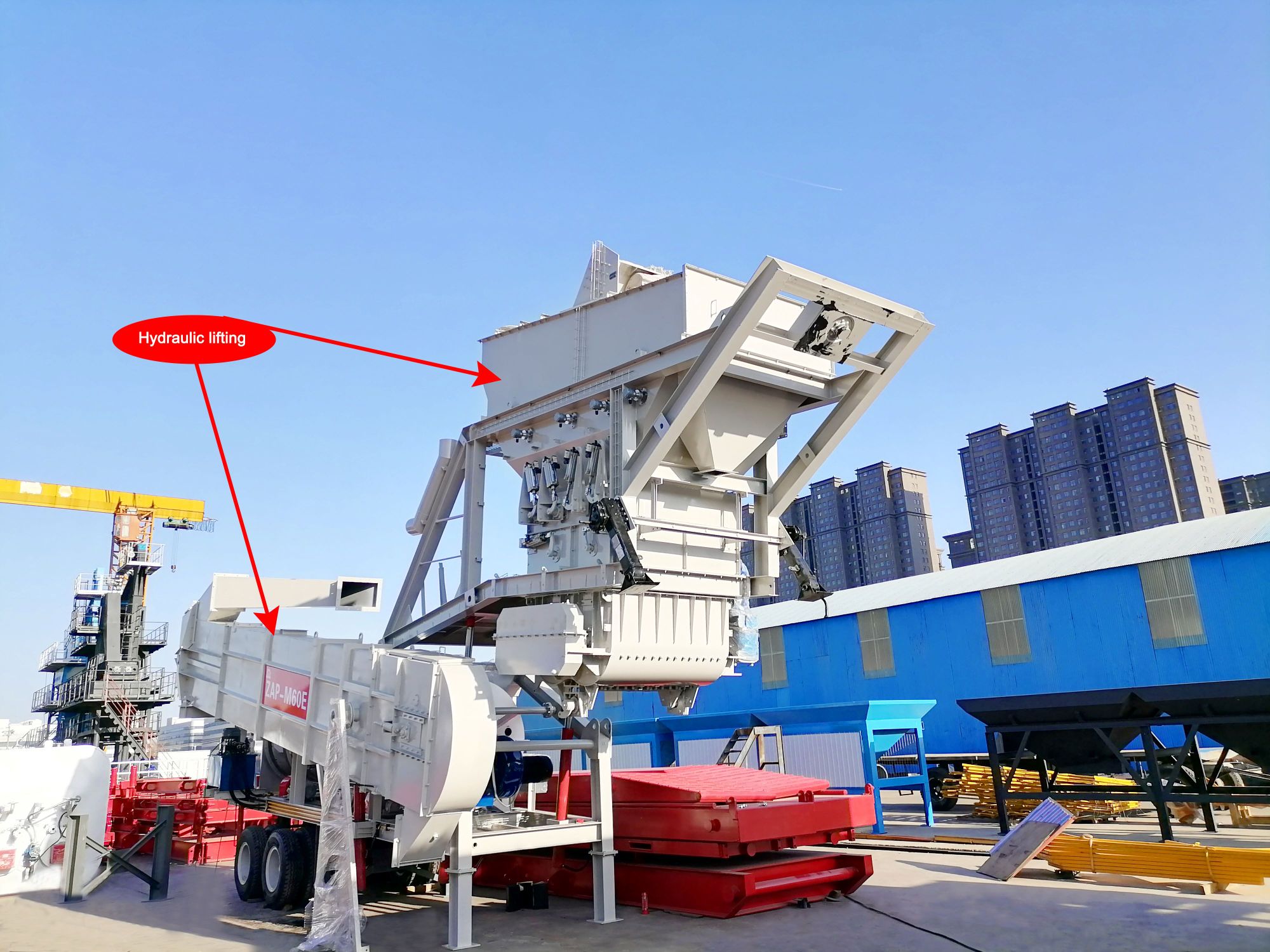 M60E Fixed asphalt mixing plant