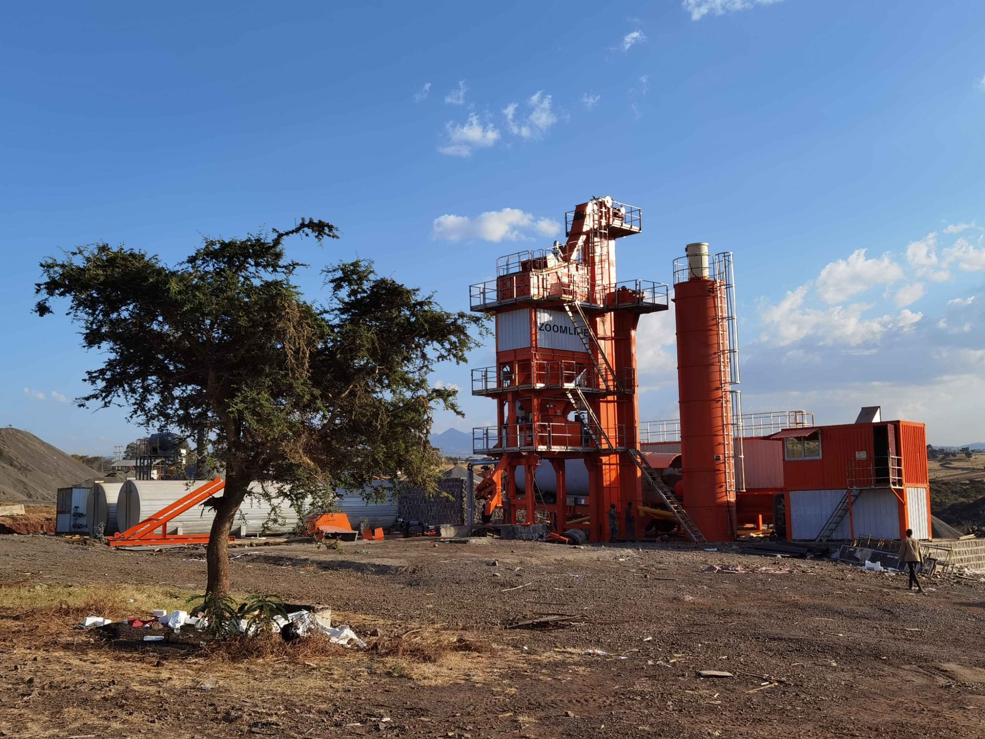 M160 Fixed asphalt mixing plant